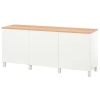 Comodă Ikea Besta 76 x 180 x 42 / MDF / Alb