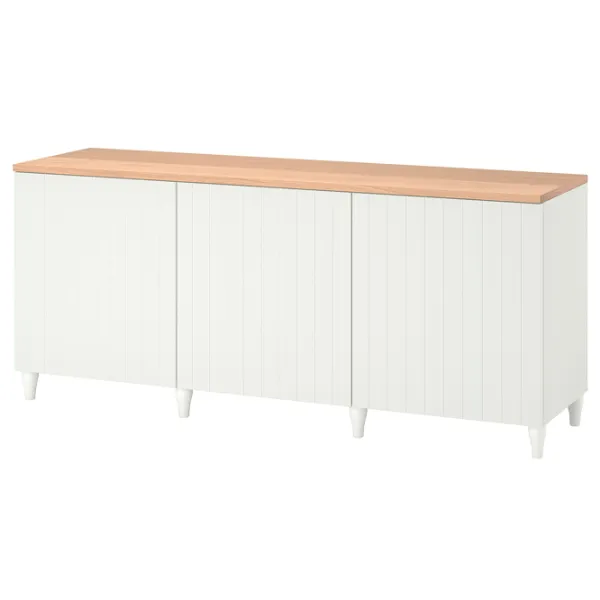 Комод Ikea Besta 76 x 180 x 42см / МДФ / Белый photo 1