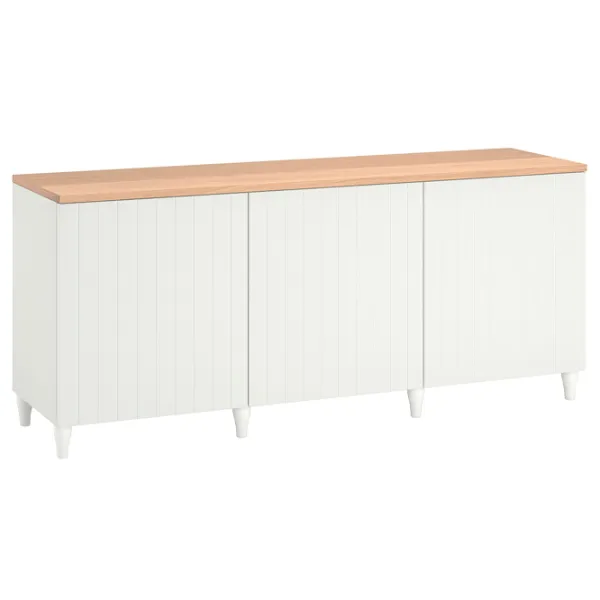 Комод Ikea Besta 76 x 180 x 42см / МДФ / Белый photo 2