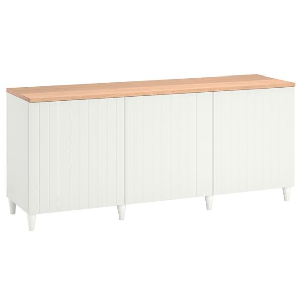 Комод Ikea Besta 76 x 180 x 42см / МДФ / Белый photo 2