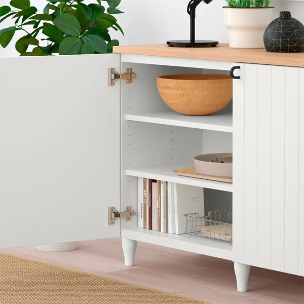 Комод Ikea Besta 76 x 180 x 42см / МДФ / Белый photo 4