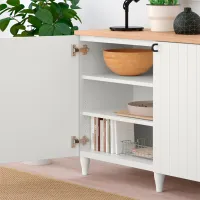 Comodă Ikea Besta 76 x 180 x 42 / MDF / Alb photo 4