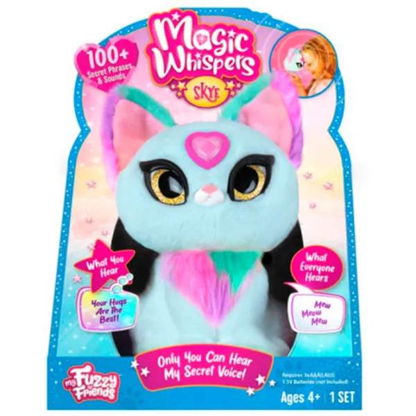 Jucărie moale My Fuzzy Friends Magic Whispers Skye 18604S 4+ / Blue photo 3