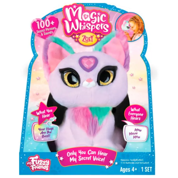 Jucărie moale My Fuzzy Friends Magic Whispers Zoey 18605S 4+ / Pink photo 5