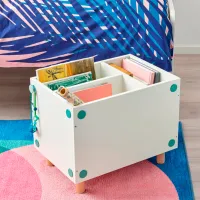 Comodă Ikea Smussla 59 x 51 x 32 / PAL / Alb photo 6