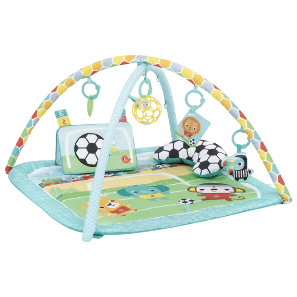 Covoraş pentru joc Bright Starts Grip & Kick Oball (17165) 0+/ Dreptunghiular/ Green photo 1