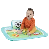 Covoraş pentru joc Bright Starts Grip & Kick Oball (17165) 0+/ Dreptunghiular/ Green photo 2