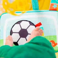 Covoraş pentru joc Bright Starts Grip & Kick Oball (17165) 0+/ Dreptunghiular/ Green photo 3