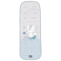 Salteluța pentru cărucior KikkaBoo Little Fox  Poliester, Poliester / Vulpe / Blue