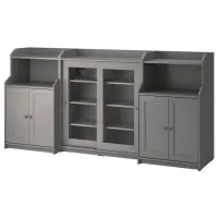 Comodă Ikea Hauga 116 x 244 x 46 / MDF / Gray