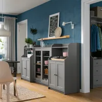 Комод Ikea Hauga 116 x 244 x 46см / МДФ / Серый photo 3