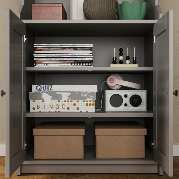 Comodă Ikea Hauga 116 x 244 x 46 / MDF / Gray photo 5