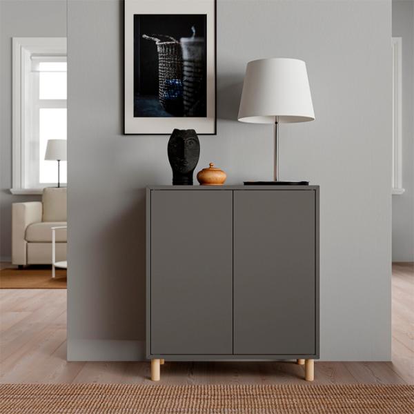 Комод Ikea Eket 80 x 70 x 35см / МДФ / Темно серый photo 3