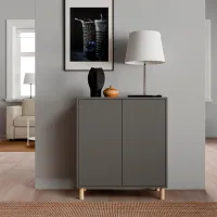 Comodă Ikea Eket 80 x 70 x 35 / MDF / Sur închis photo 3