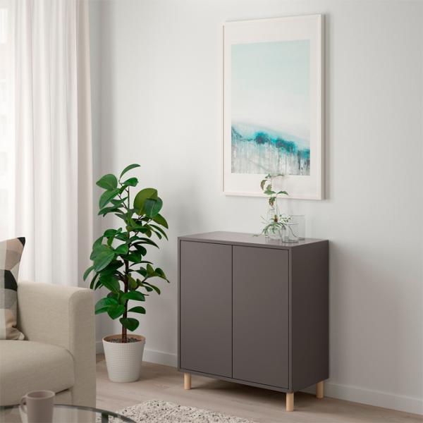 Комод Ikea Eket 80 x 70 x 35см / МДФ / Темно серый photo 4