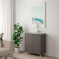 Comodă Ikea Eket 80 x 70 x 35 / MDF / Sur închis photo 4