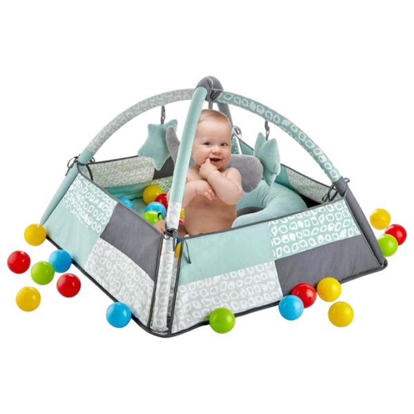 Covoraş pentru joc BabyJem Toy Ball Play (690) 0+/ Dreptunghiular/ Blue photo 2