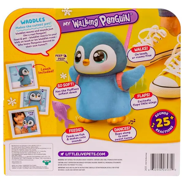Интерактивная игрушка Little Live Pets Penguin 26535 5+ / Синий photo 6 Интерактивная игрушка Little Live Pets Penguin 26535 5+ / Синий photo 6