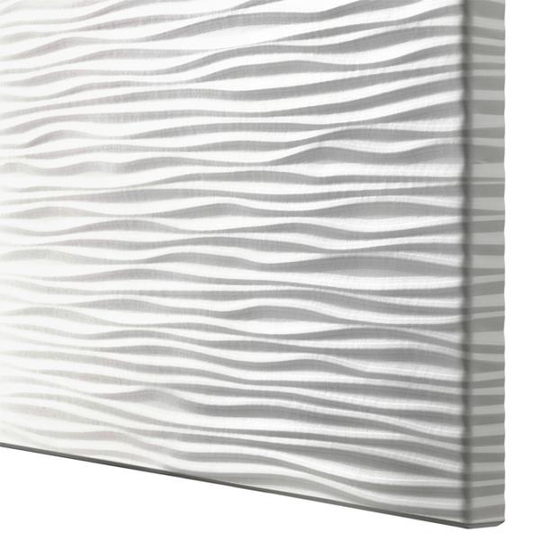 Comodă Ikea Besta 74 x 180 x 40 / MDF / Alb Bej photo 4