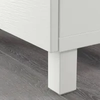 Комод Ikea Besta 74 x 180 x 40см / МДФ / Белый Бежевый photo 5