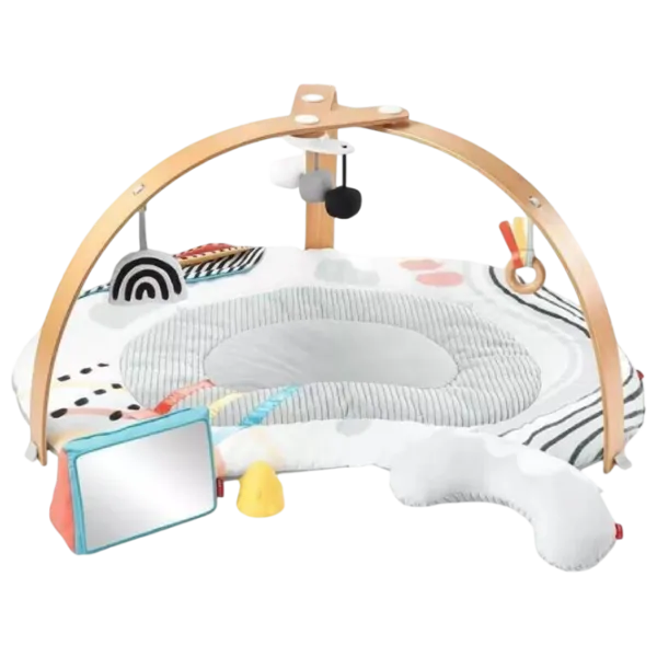 Covoraş pentru joc Skip Hop Discoverosity Montessori (9O290810) 0+/ Rotund/ White photo 1