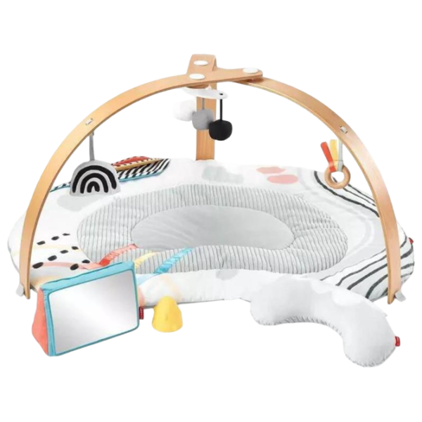 Covoraş pentru joc Skip Hop Discoverosity Montessori (9O290810) 0+/ Rotund/ White photo 1