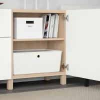 Comodă Ikea Besta 74 x 180 x 40 / MDF / Stejar Antichizat photo 4