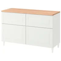 Comodă Ikea Besta 76 x 120 x 42 / MDF / Alb