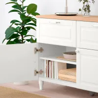 Комод Ikea Besta 76 x 120 x 42см / МДФ / Белый photo 3