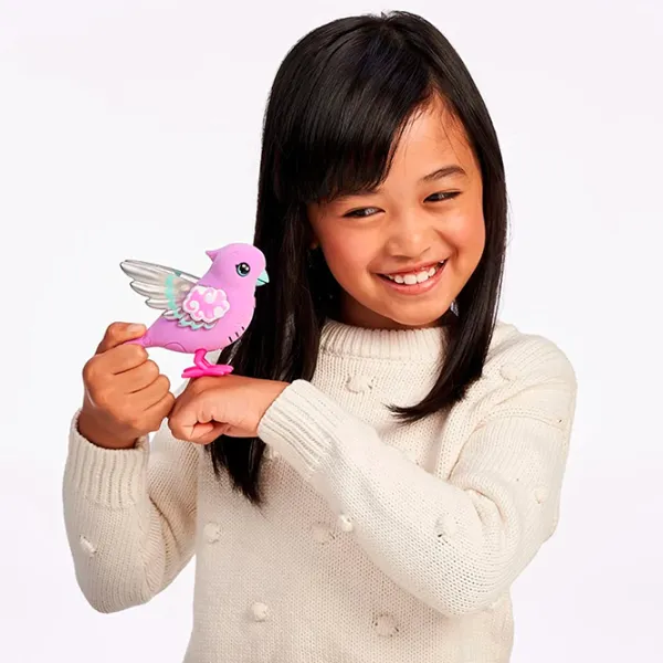 Интерактивная игрушка Little Live Pets Talking bird with a cage 26404 5+ / Розовый photo 4 Интерактивная игрушка Little Live Pets Talking bird with a cage 26404 5+ / Розовый photo 4