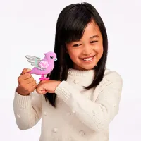 Jucărie interactivă Little Live Pets Talking bird with a cage 26404 5+ / Pink photo 4