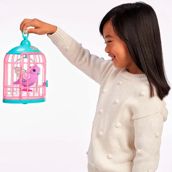 Интерактивная игрушка Little Live Pets Talking bird with a cage 26404 5+ / Розовый photo 8 Интерактивная игрушка Little Live Pets Talking bird with a cage 26404 5+ / Розовый photo 8