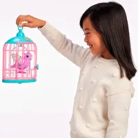 Jucărie interactivă Little Live Pets Talking bird with a cage 26404 5+ / Pink photo 8