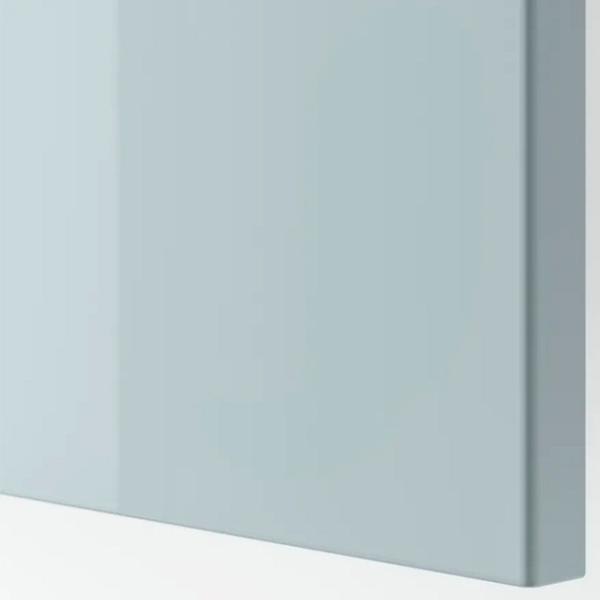 Comodă Ikea Besta 74 x 120 x 42 / MDF / Sur albastru deschis photo 6