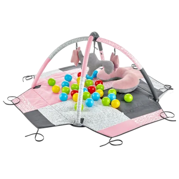 Covoraş pentru joc BabyJem Toy Ball Play (690) 0+/ Dreptunghiular/ Pink photo 2 Covoraş pentru joc BabyJem Toy Ball Play (690) 0+/ Dreptunghiular/ Pink photo 2