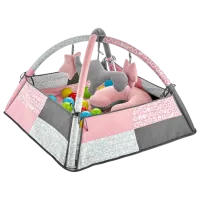Covoraş pentru joc BabyJem Toy Ball Play (690) 0+/ Dreptunghiular/ Pink photo 3