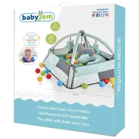 Covoraş pentru joc BabyJem Toy Ball Play (690) 0+/ Dreptunghiular/ Pink photo 6