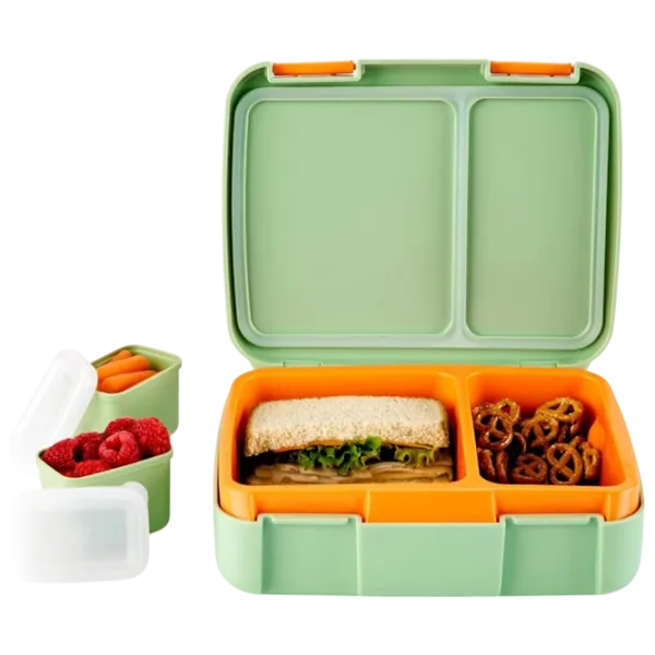 Lunch box Skip Hop Zoo Unisex / 6+ luni / Green photo 2 Lunch box Skip Hop Zoo Unisex / 6+ luni / Green photo 2