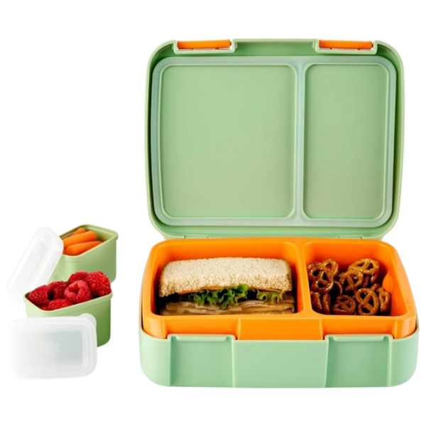 Lunch box Skip Hop Zoo Unisex / 6+ luni / Green photo 2 Lunch box Skip Hop Zoo Unisex / 6+ luni / Green photo 2
