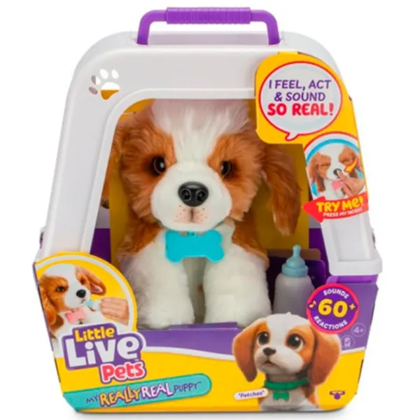 Мягкая игрушка Little Live Pets Beagle Puppy 26548 4+ / Белый photo 2 Мягкая игрушка Little Live Pets Beagle Puppy 26548 4+ / Белый photo 2