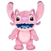 Мягкая игрушка Stitch Disney Real FX Chatty Angel Puppet DIS102601 6+ / Розовый
