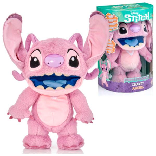 Jucărie moale Stitch Disney Real FX Chatty Angel Puppet DIS102601 6+ / Pink photo 2