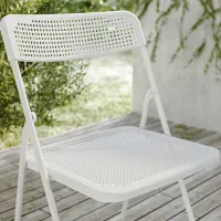 Садовый стул Ikea Torparo Пластик / Пластик / Белый White photo 2
