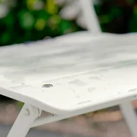 Садовый стул Ikea Sundso Металл / Металл / Белый White photo 3