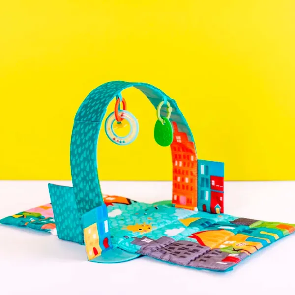 Covoraş pentru joc Bright Starts Out on the Town (10416) 0+/ Dreptunghiular/ Green photo 5