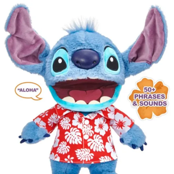 Jucărie moale Stip Disney Real FX Hawaiian Stitch Puppet DIS102701 6+ / Blue photo 3 Jucărie moale Stip Disney Real FX Hawaiian Stitch Puppet DIS102701 6+ / Blue photo 3