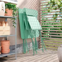 Садовый стул Ikea Sundso Металл / Металл / Зеленый Зелёный photo 3