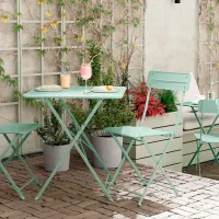Садовый стул Ikea Sundso Металл / Металл / Зеленый Зелёный photo 4