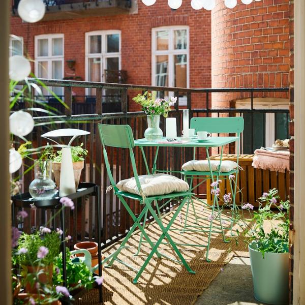 Садовый стул Ikea Sundso Металл / Металл / Зеленый Зелёный photo 6 Садовый стул Ikea Sundso Металл / Металл / Зеленый Зелёный photo 6