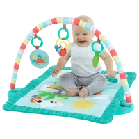 Covoraş pentru joc Bright Starts Tiki Toy Bar (12475) 0+/ Dreptunghiular/ Green photo 2